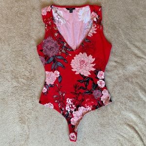 Floral body suit